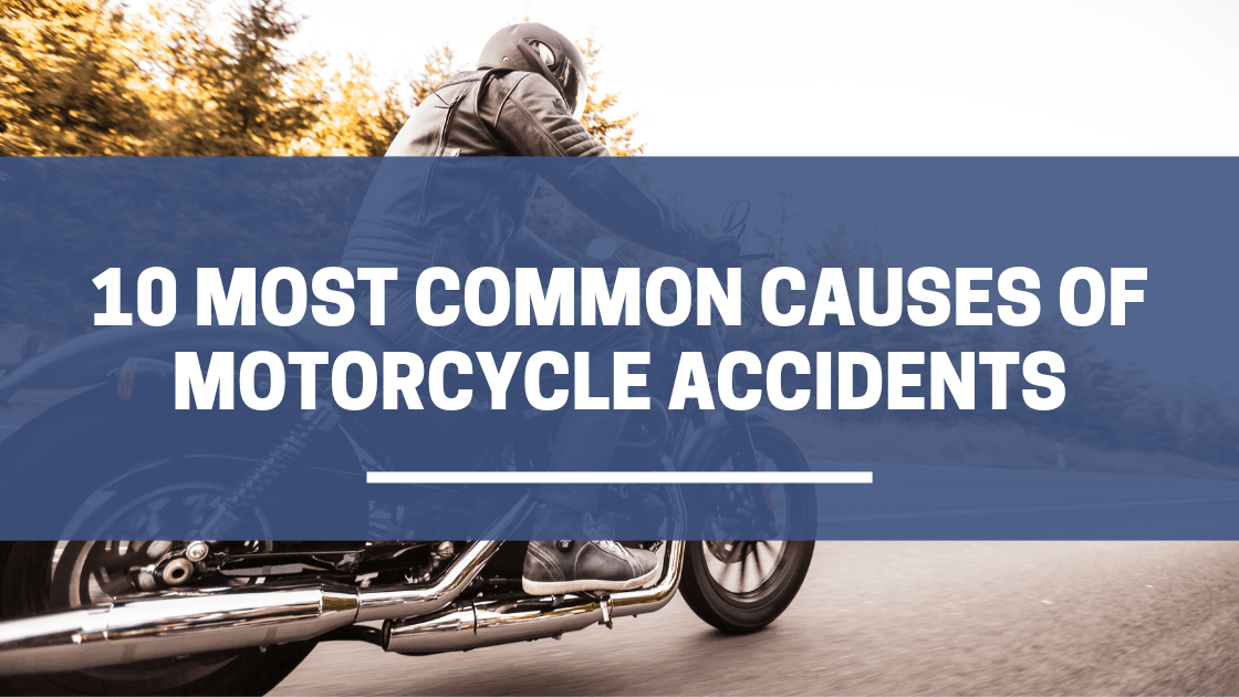 10 Causas más comunes de accidentes de motocicleta