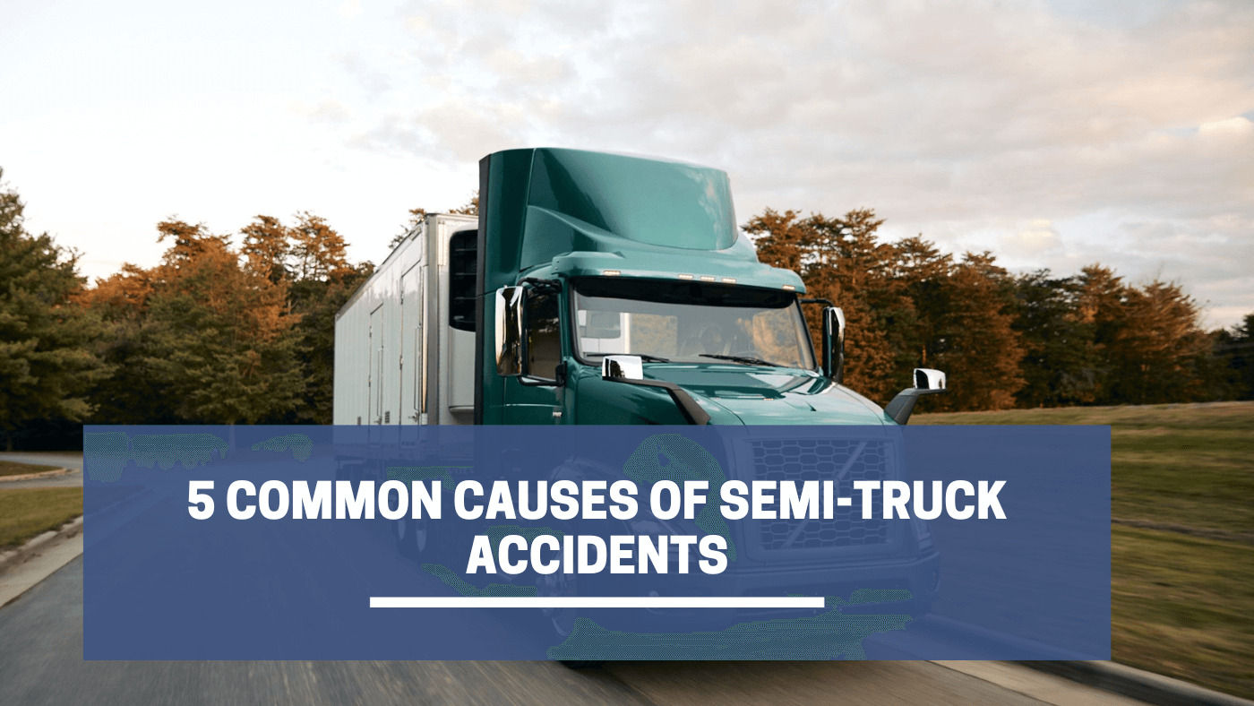 5 Causas comunes de accidentes de semirremolques.