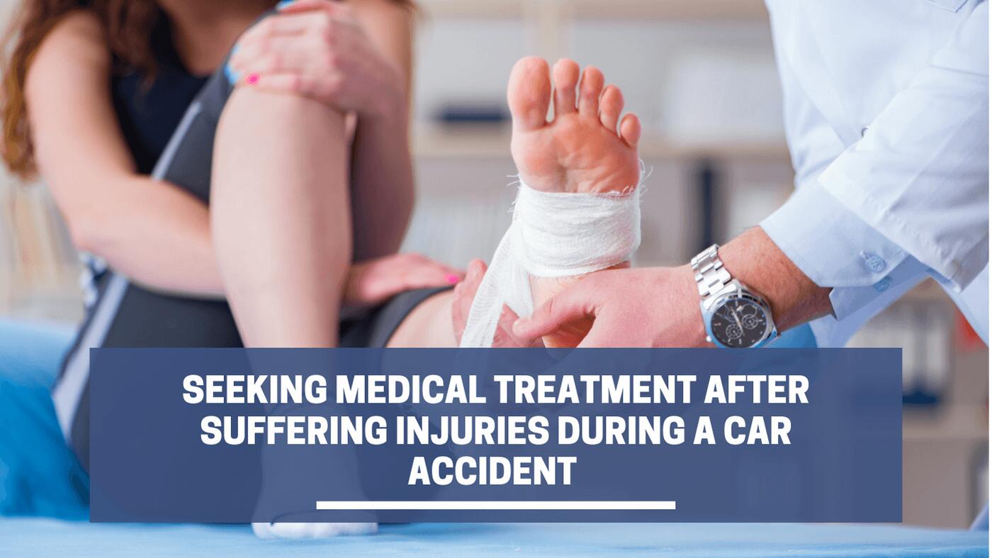 Buscar tratamiento médico después de sufrir lesiones durante un accidente automovilístico