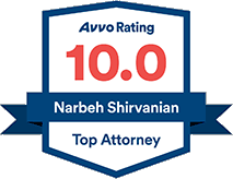 Bufete de abogados Shirvanian - Avvo 10.0 Calificación de abogado superior