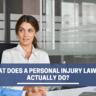 What Does a Personal Injury Lawyer Actually Do